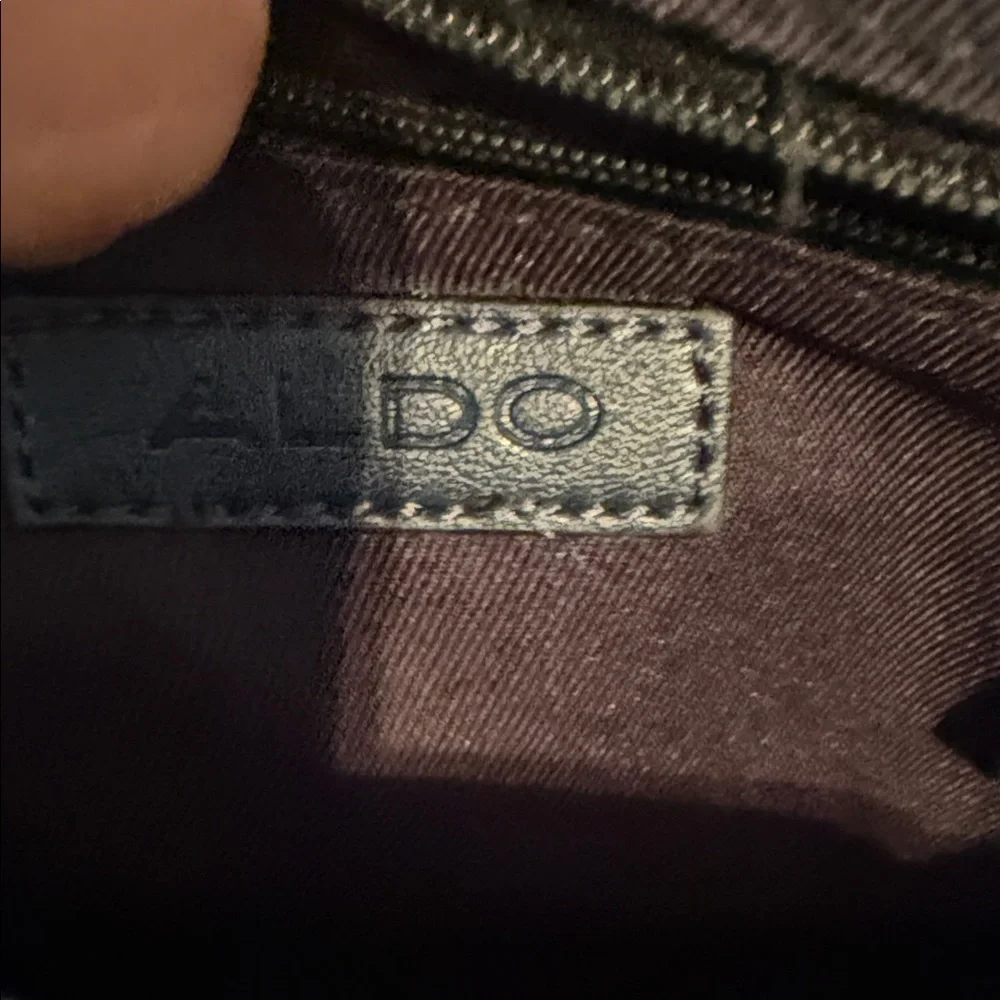 Aldo Navy Crossbody Messenger Bag with Adjustable Strap